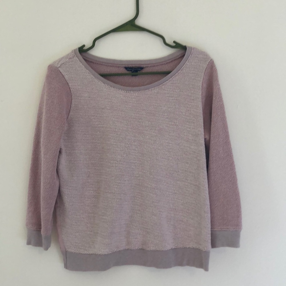 Quarter length sleeve sweater